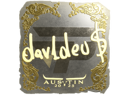 Sticker | dav1deuS (Gold) | Austin 2025