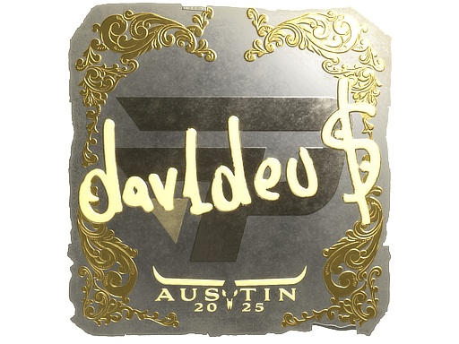 Sticker | dav1deuS (Gold) | Austin 2025