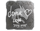 Sticker | donk (Foil) | Austin 2025