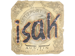 Sticker | isak | Austin 2025