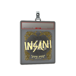 Sticker Slab | insani (Gold) | Austin 2025
