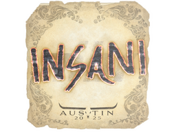 Sticker | insani | Austin 2025