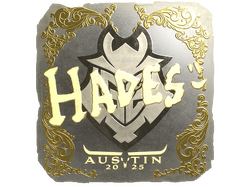 Sticker | hades (Gold) | Austin 2025