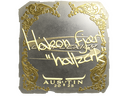 Sticker | hallzerk (Gold) | Austin 2025