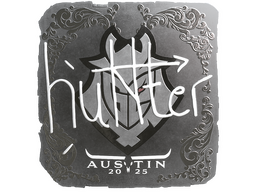 Sticker | huNter- (Foil) | Austin 2025