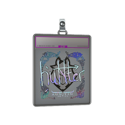 Sticker Slab | huNter- (Holo) | Austin 2025