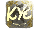 Sticker | kye (Gold) | Austin 2025