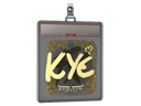 Sticker Slab | kye (Gold) | Austin 2025