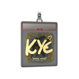 Sticker Slab | kye (Gold) | Austin 2025