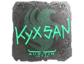 Sticker | kyxsan (Foil) | Austin 2025