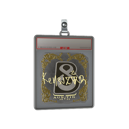 Sticker Slab | kensizor (Gold) | Austin 2025