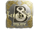 Sticker | kensizor (Gold) | Austin 2025