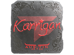 Sticker | karrigan | Austin 2025