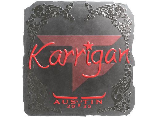 Sticker | karrigan | Austin 2025