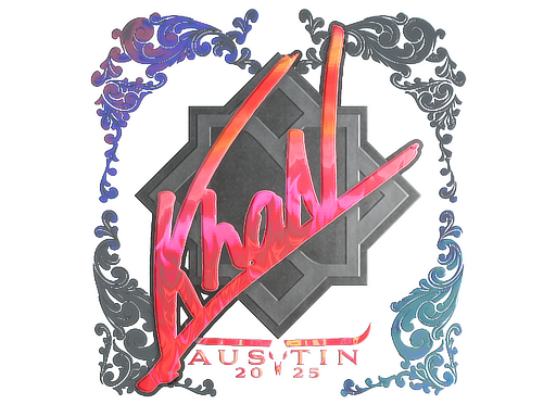 Sticker | khaN (Holo) | Austin 2025
