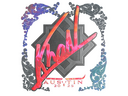 Sticker | khaN (Holo) | Austin 2025