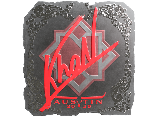 Sticker | khaN (Foil) | Austin 2025