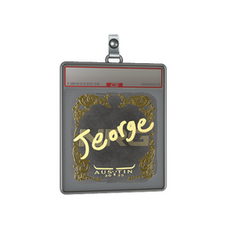 Sticker Slab | jeorge (Gold) | Austin 2025