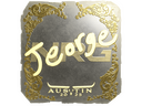 Sticker | jeorge (Gold) | Austin 2025