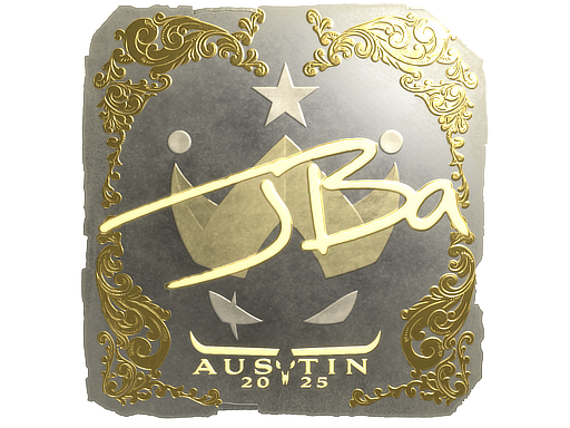 Sticker | JBa (Gold) | Austin 2025