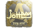 Sticker | jottAAA (Gold) | Austin 2025