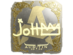 Sticker | jottAAA (Gold) | Austin 2025