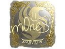 Sticker | m0NESY (Gold) | Austin 2025