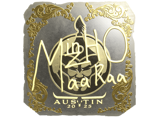 Sticker | mzinho (Gold) | Austin 2025