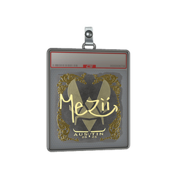 Sticker Slab | mezii (Gold) | Austin 2025