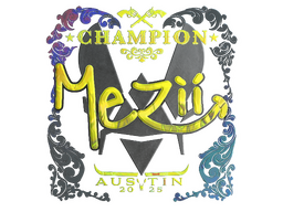 Sticker | mezii (Holo, Champion) | Austin 2025