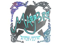 Sticker | MAJ3R (Holo) | Austin 2025