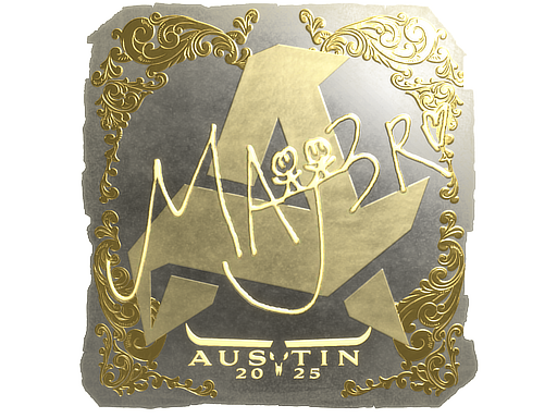Sticker | MAJ3R (Gold) | Austin 2025