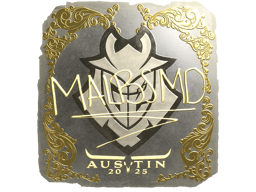 Sticker | malbsMd (Gold) | Austin 2025