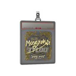 Sticker Slab | Moseyuh (Gold) | Austin 2025