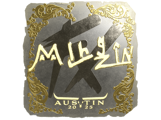 Sticker | mlhzin (Gold) | Austin 2025