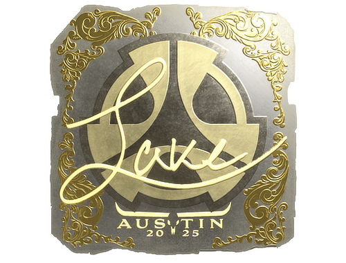 Наклейка | Lake (золотая) | Остин-2025