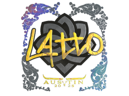 Sticker | latto (Holo) | Austin 2025