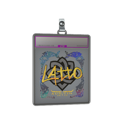 Sticker Slab | latto (Holo) | Austin 2025