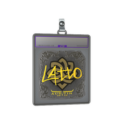 Sticker Slab | latto (Foil) | Austin 2025