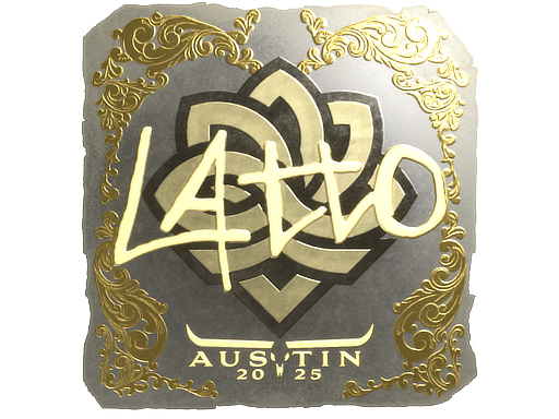 Sticker | latto (Gold) | Austin 2025