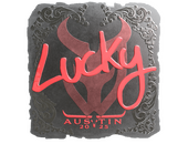 Наклейка | Lucky (металлическая) | Остин-2025