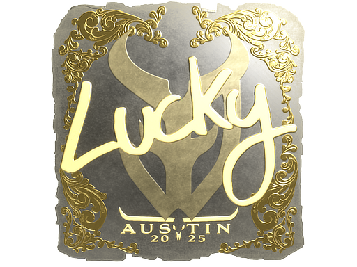 Sticker | Lucky (Gold) | Austin 2025