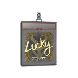 Sticker Slab | Lucky (Gold) | Austin 2025