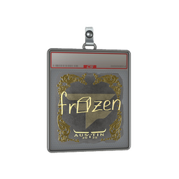 Sticker Slab | frozen (Gold) | Austin 2025