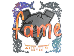Sticker | fame (Holo) | Austin 2025