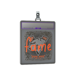 Sticker Slab | fame (Foil) | Austin 2025