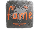 Sticker | fame (Foil) | Austin 2025