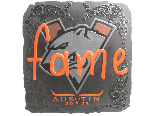 Sticker | fame (Foil) | Austin 2025