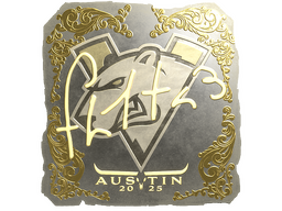 Sticker | FL1T (Gold) | Austin 2025