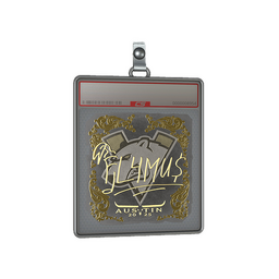 Sticker Slab | FL4MUS (Gold) | Austin 2025